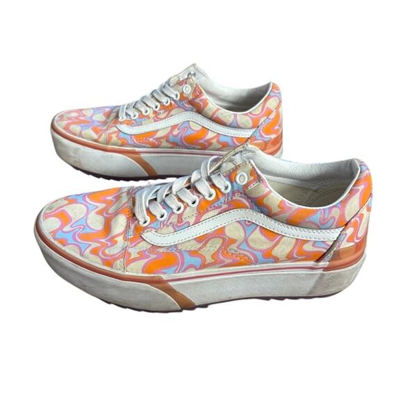 Vans Old Skool Stacked Multi Platform Chunky Sneakers Men 8 / Women 9.5 - Picture 1 of 8